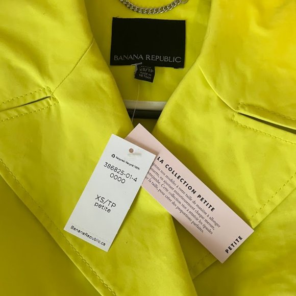 Banana Republic Yellow Blazer Jacket - Picture 3 of 6